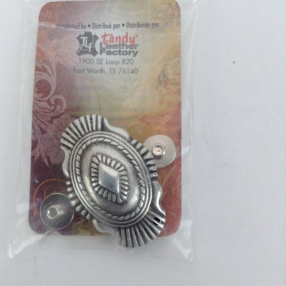 Lot of 13 Tandy Leather Factory Concho Angel Fire Tribal Texas Star Mesa Yucca - Picture 13 of 16